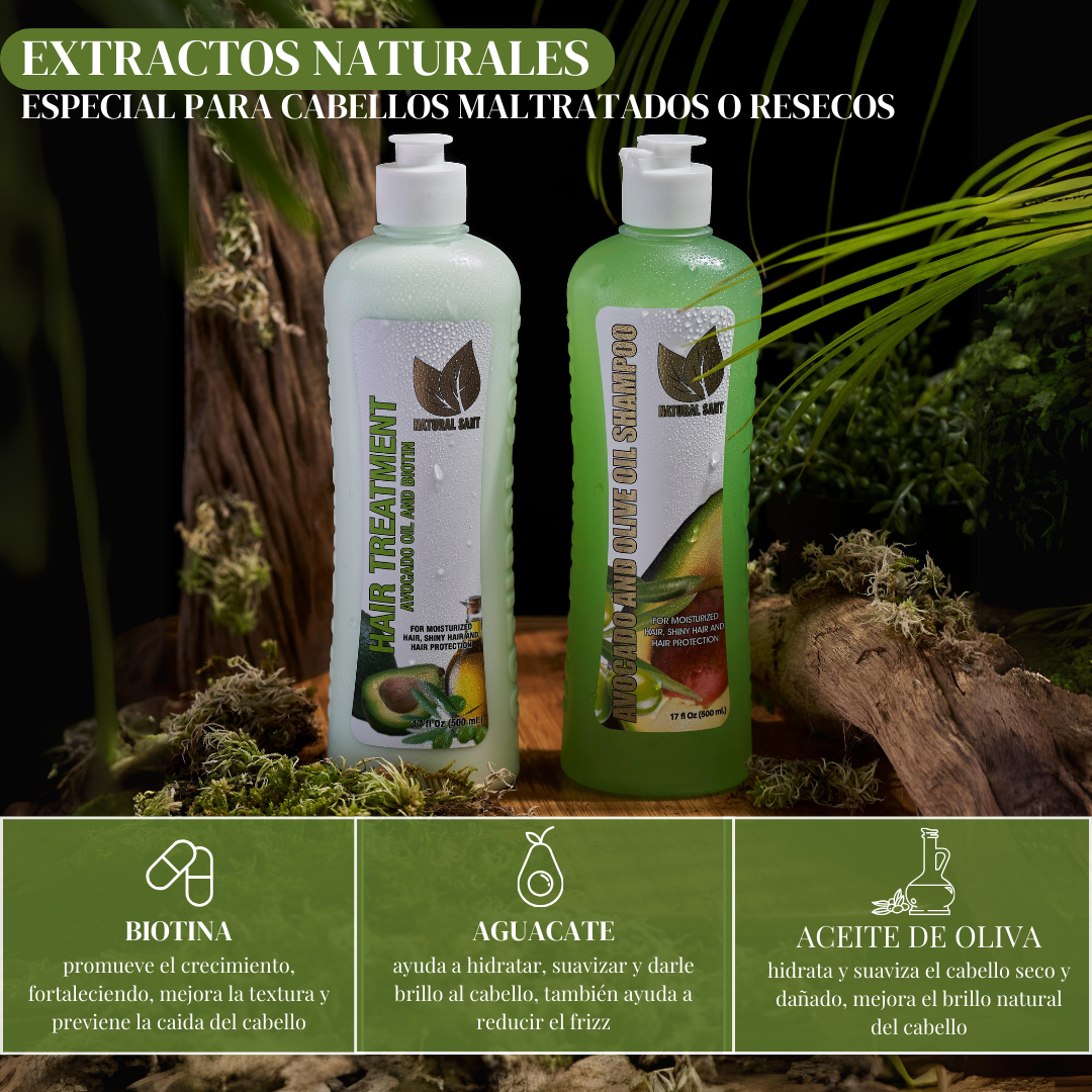Aguacate Shampoo y Tratamiento Combo - JosaBeauty
