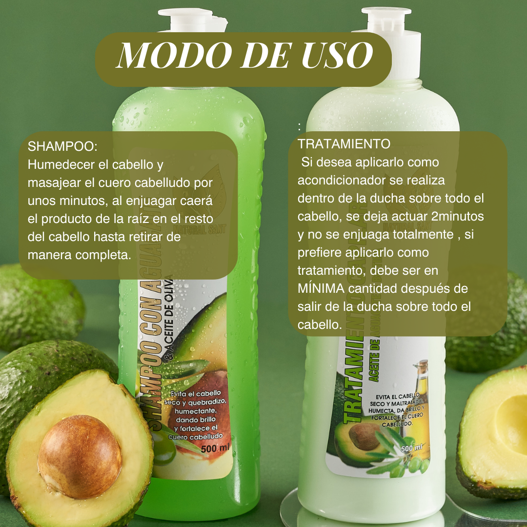 Aguacate Shampoo y Tratamiento Combo - JosaBeauty