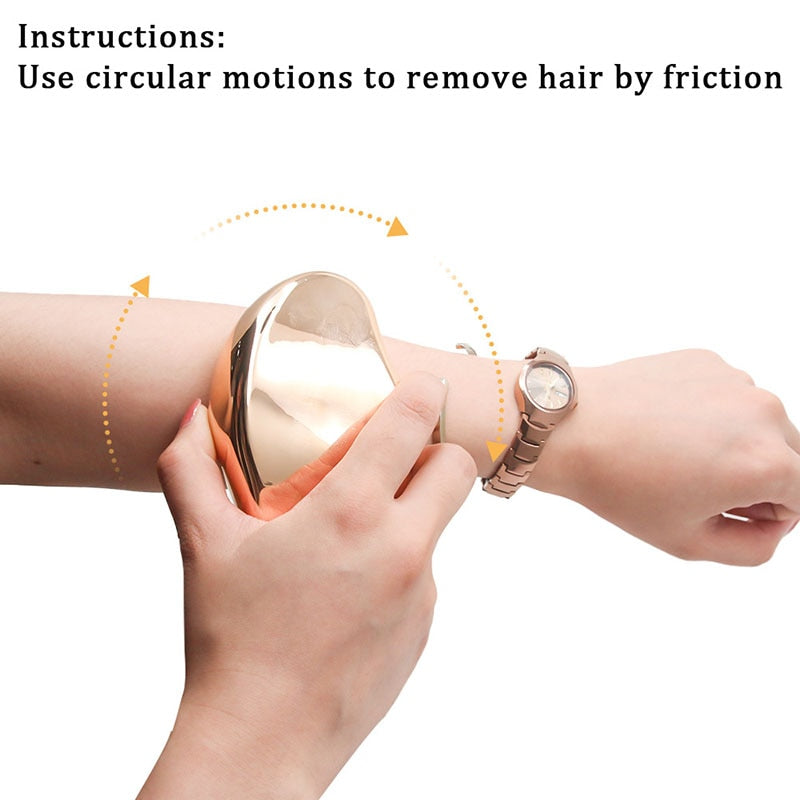 Hot Crystal Physical Hair Removal Eraser Glass Hair Remover Painless Epilator Easy Cleaning Reusable Body Care Depilation Tool - JosaBeauty